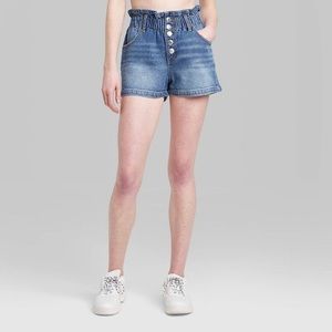 Wild Fable High-Rise Button-Front Waist Jean Short